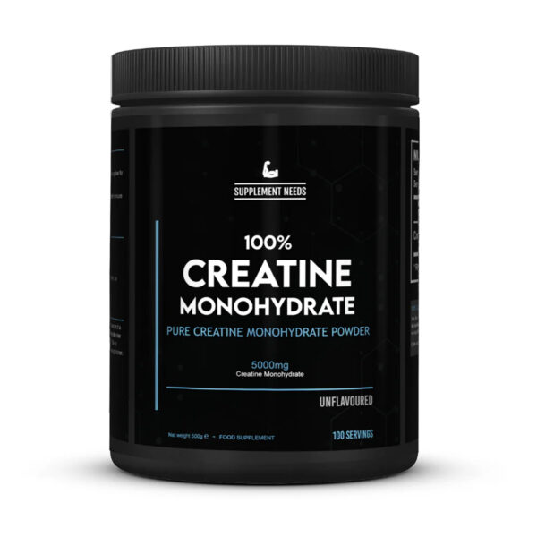 Supplement Needs 100% Creatine Monohydrate<br>(100 Servings)