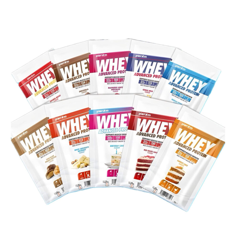 Per4M Advanced Whey Protein Sachets<br>(16 sachets per back)