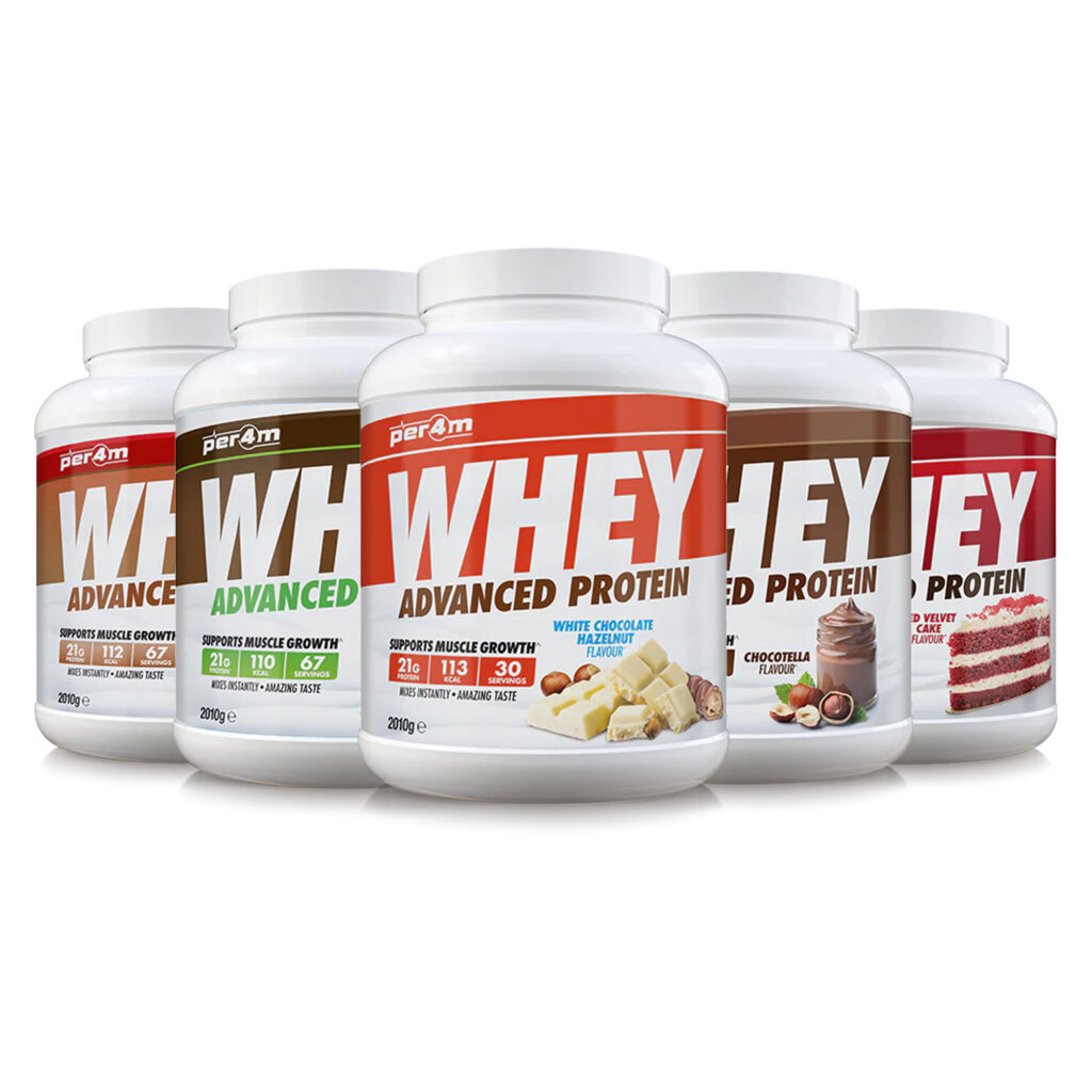 Per4M Advanced Whey Protein<br>(900g and 2.01kg Tubs)