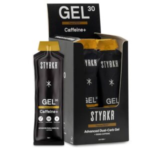 STYRKR GEL30 Caffeine Dual-Carb Energy Gel<br>(12 x 60ml gel box)