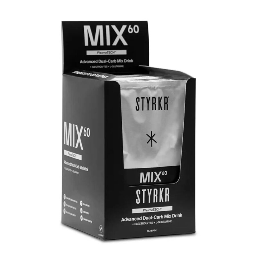 STYRKR MIX60 Dual-Carb Energy Drink Mix<br>(12 x 65g sachet box)