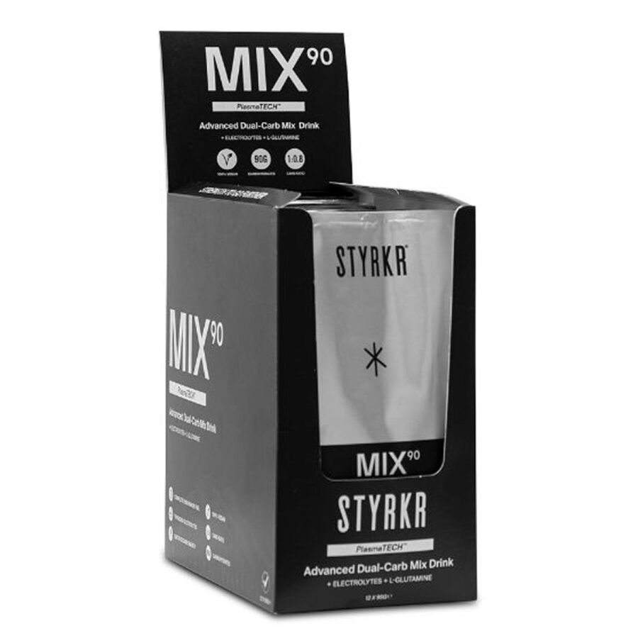 STYRKR MIX90 Dual-Carb Energy Drink Mix<br>(12 x 95g Sachet Box)