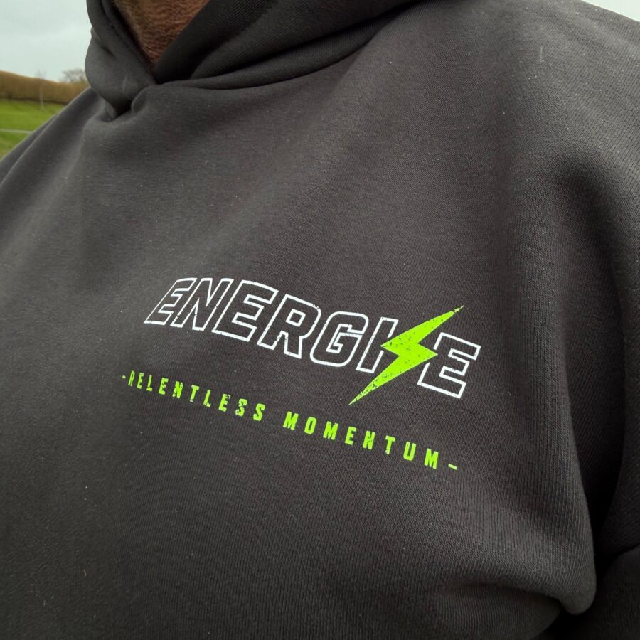 Energise Signature ‘Relentless Momentum’<br>Heavyweight Hoodie
